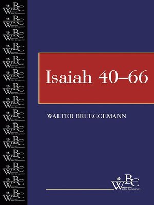 cover image of Isaiah 40-66